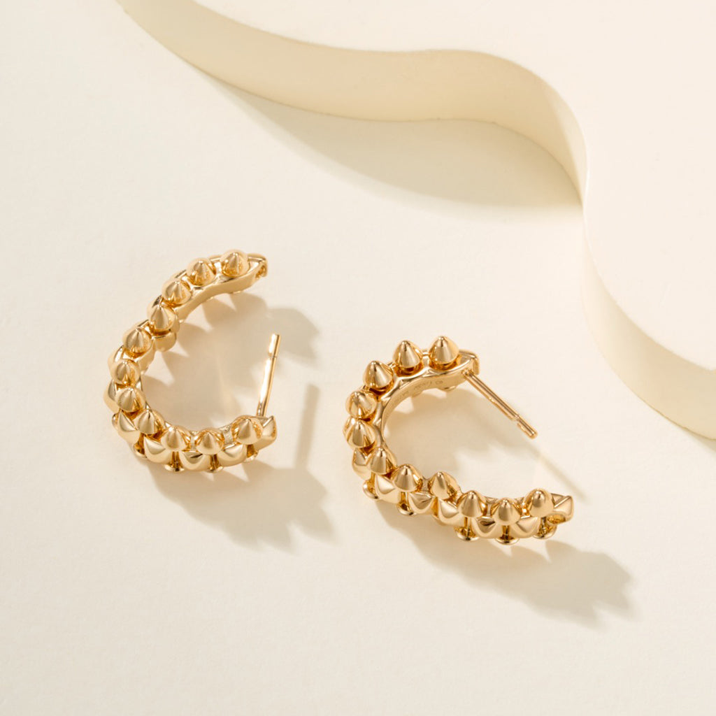 [Rosla]CLASH MINI HOOP EARRINGS