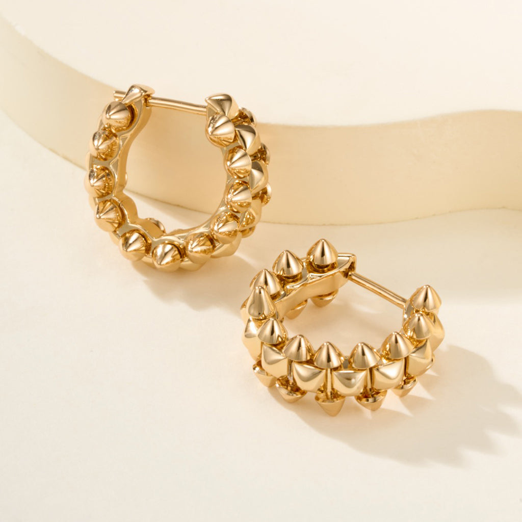 [Rosla]CLASH MINI HOOP EARRINGS