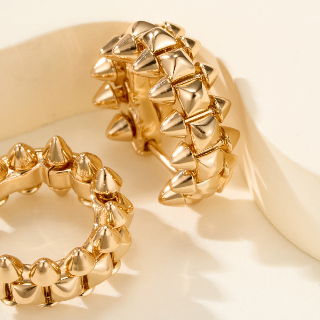 [Rosla]CLASH MINI HOOP EARRINGS