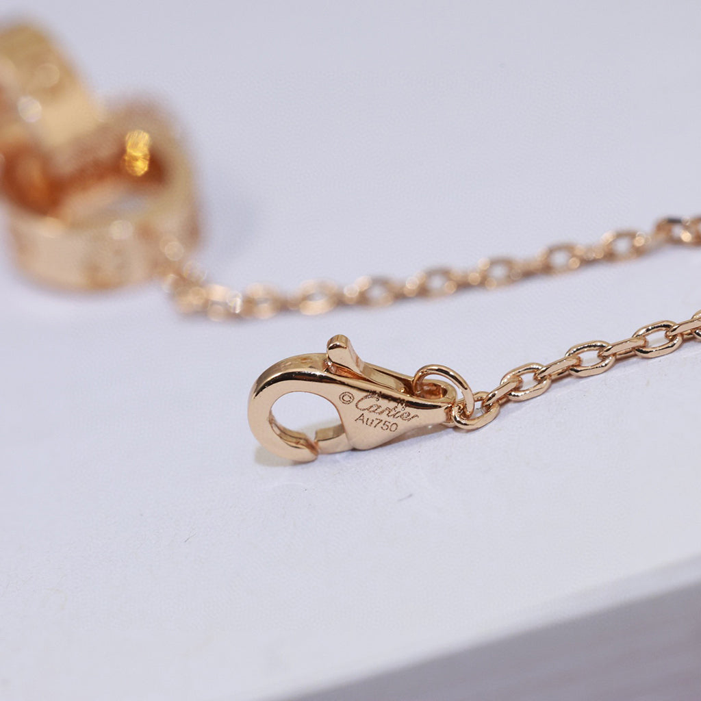[Rosla]LOVE DOUBLE RING NECKLACE