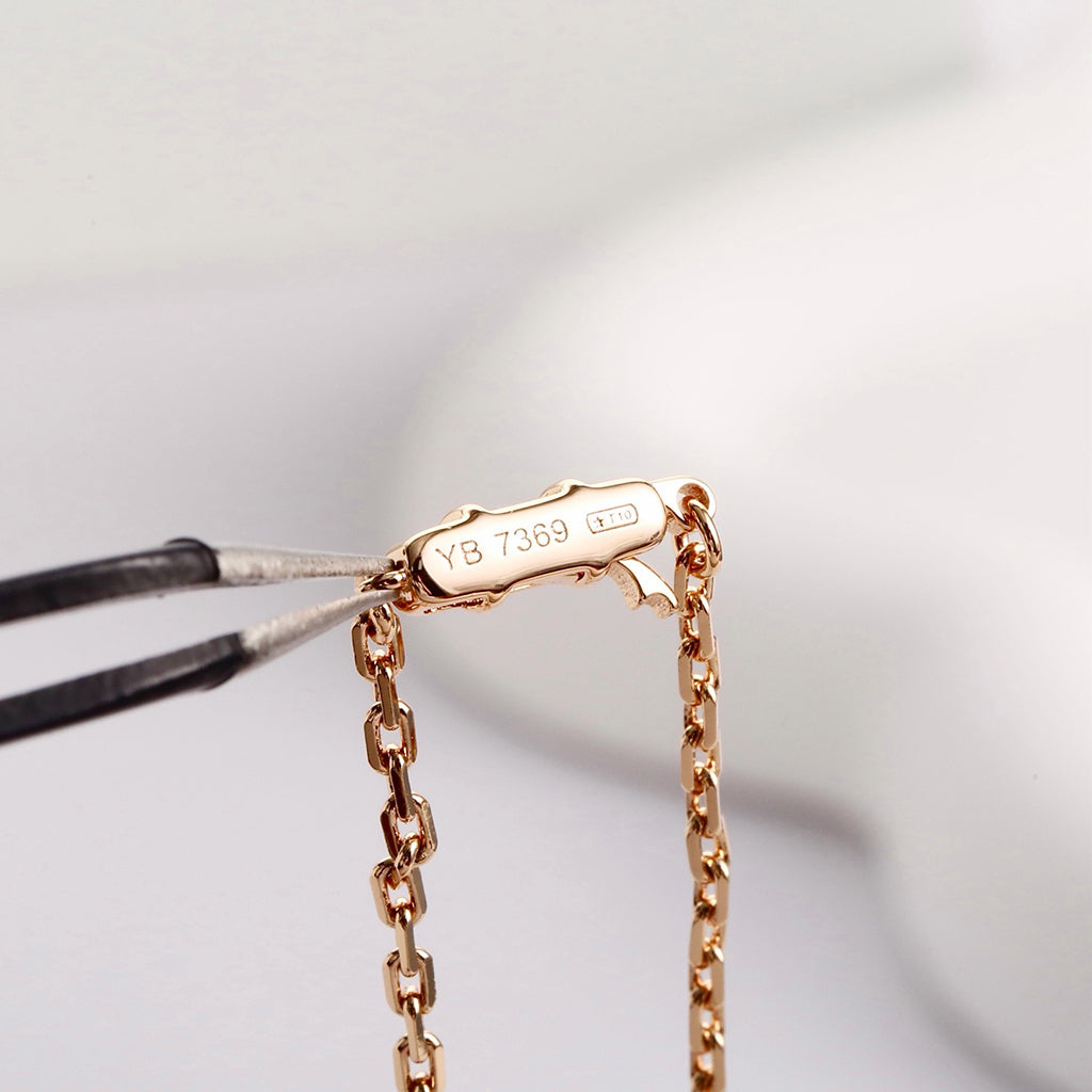 [Rosla]LOVE NECKLACE 16MM  FULL DIAMOND
