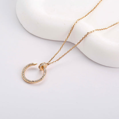 [Rosla]JUSTE NECKLACE FULL DIAMOND