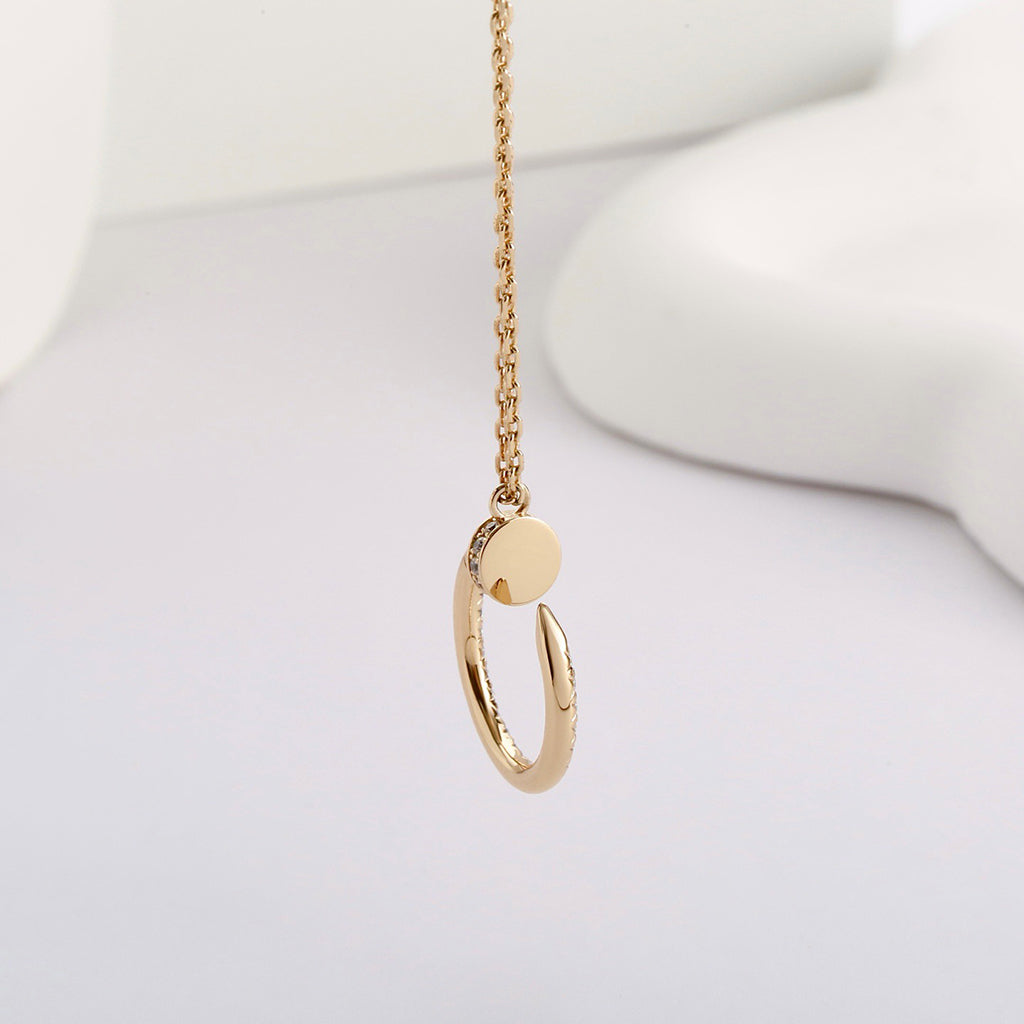 [Rosla]JUSTE NECKLACE FULL DIAMOND