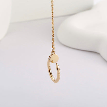 [Rosla]JUSTE NECKLACE FULL DIAMOND