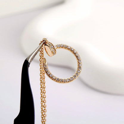 [Rosla]JUSTE NECKLACE FULL DIAMOND