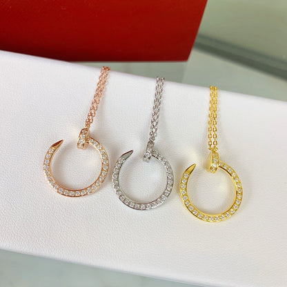 [Rosla]JUSTE NECKLACE FULL DIAMOND