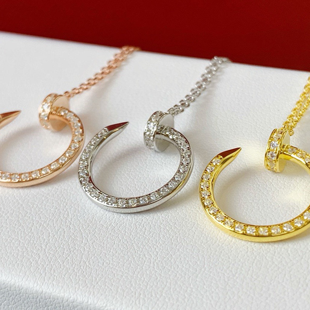 [Rosla]JUSTE NECKLACE FULL DIAMOND