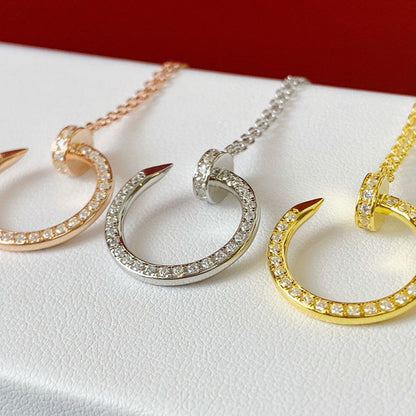 [Rosla]JUSTE NECKLACE FULL DIAMOND
