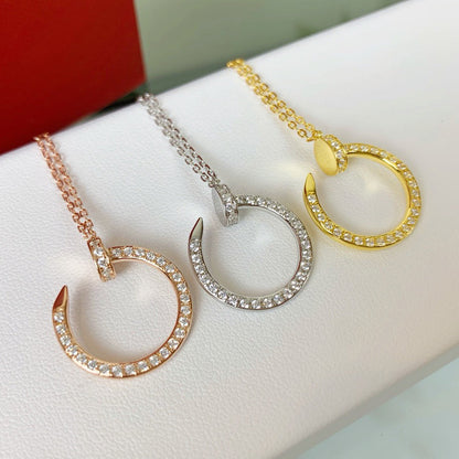 [Rosla]JUSTE NECKLACE FULL DIAMOND