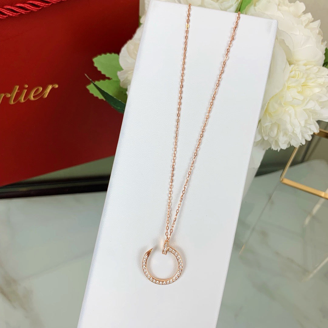 [Rosla]JUSTE NECKLACE FULL DIAMOND