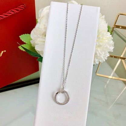 [Rosla]JUSTE NECKLACE FULL DIAMOND