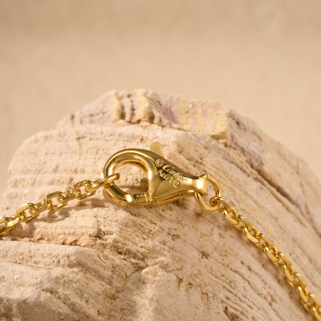 [Rosla]JUSTE NECKLACE HALF DIAMOND