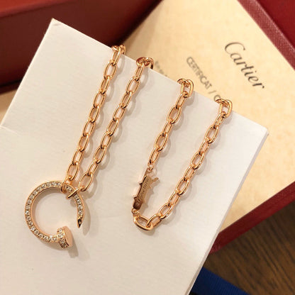 [Rosla]JUSTE NECKLACE FULL DIAMONDS