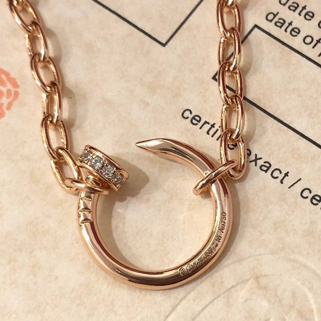 [Rosla]JUSTE NECKLACE FULL DIAMONDS