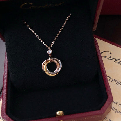 [Rosla]TRINITY  NECKLACE 1 DIAMOND