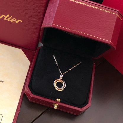 [Rosla]TRINITY  NECKLACE 1 DIAMOND