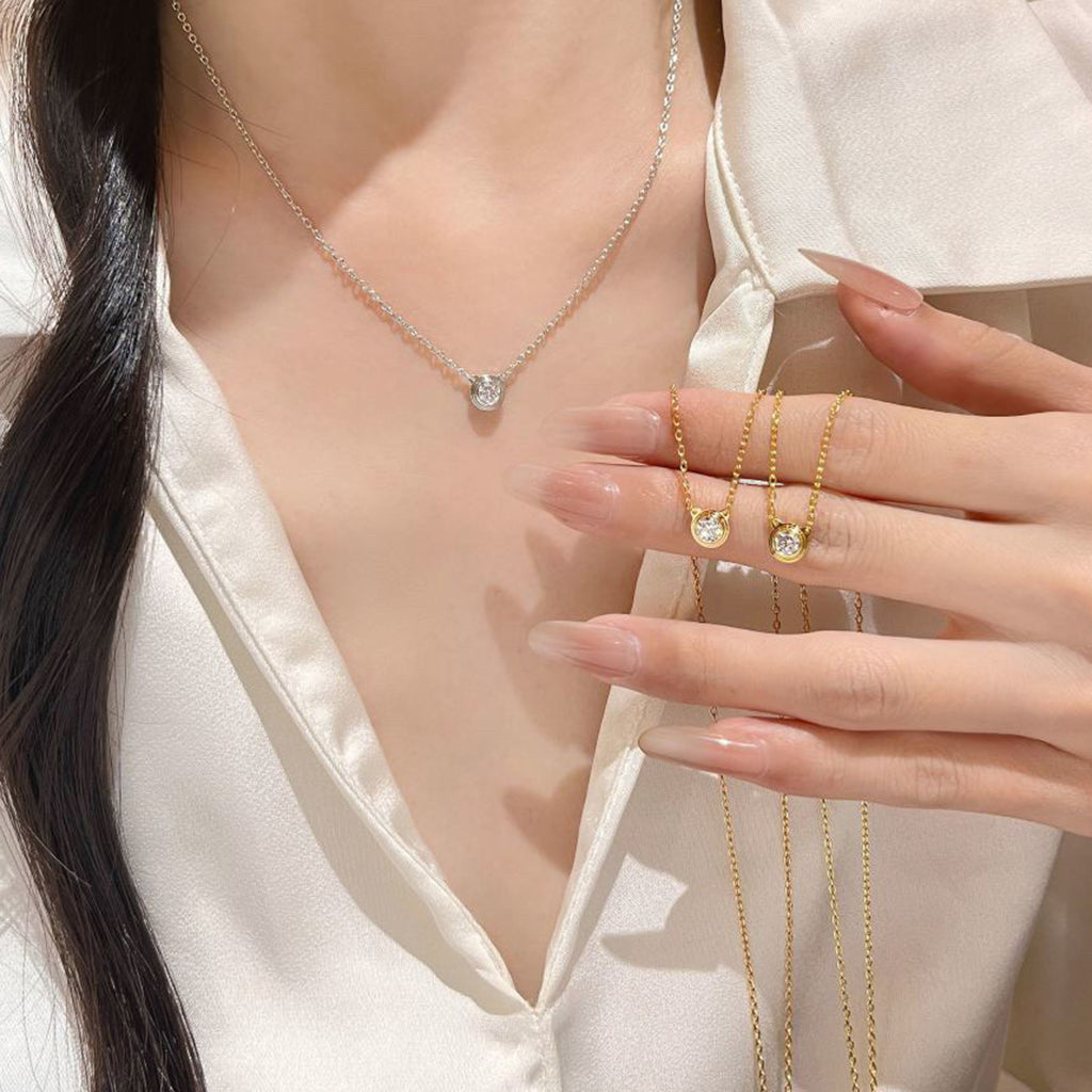 [Rosla]DAMOUR DIAMOND NECKLACE