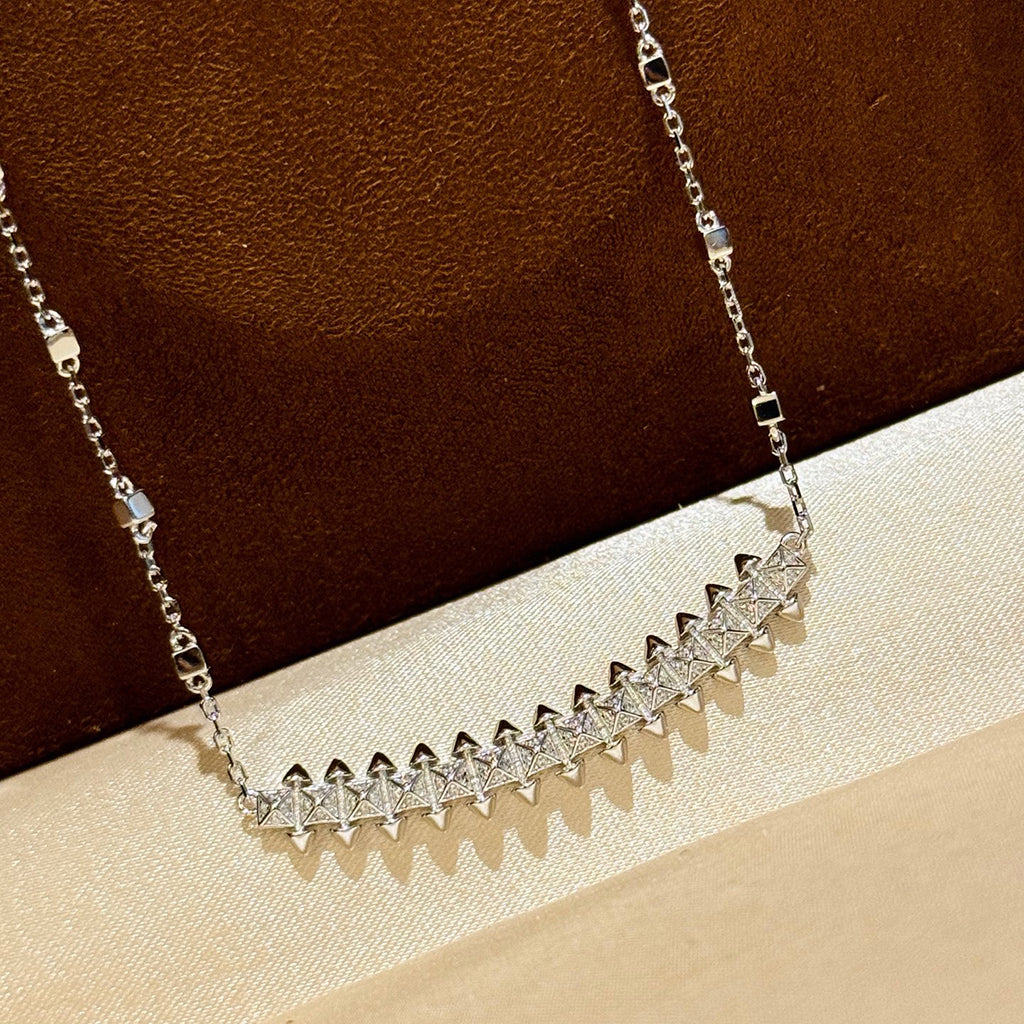 [Rosla]CLASH  SMALL FULL DIAMOND NECKLACE