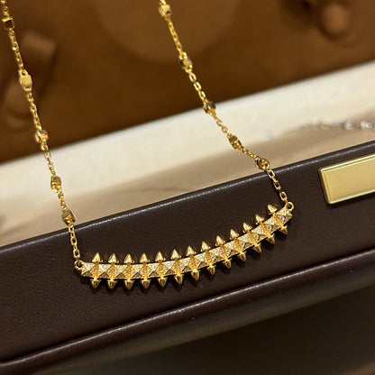 [Rosla]CLASH  SMALL FULL DIAMOND NECKLACE