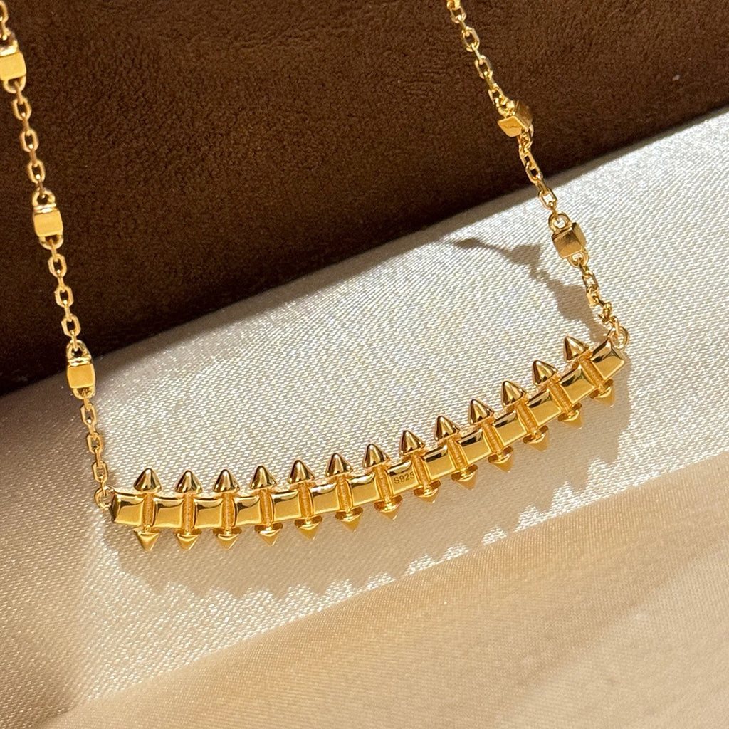 [Rosla]CLASH  SMALL FULL DIAMOND NECKLACE