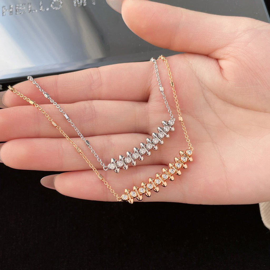 [Rosla]CLASH  MEDIUM DIAMOND NECKLACE