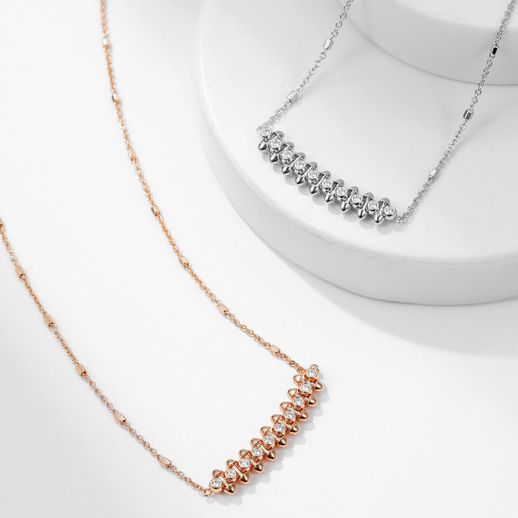 [Rosla]CLASH  MEDIUM DIAMOND NECKLACE