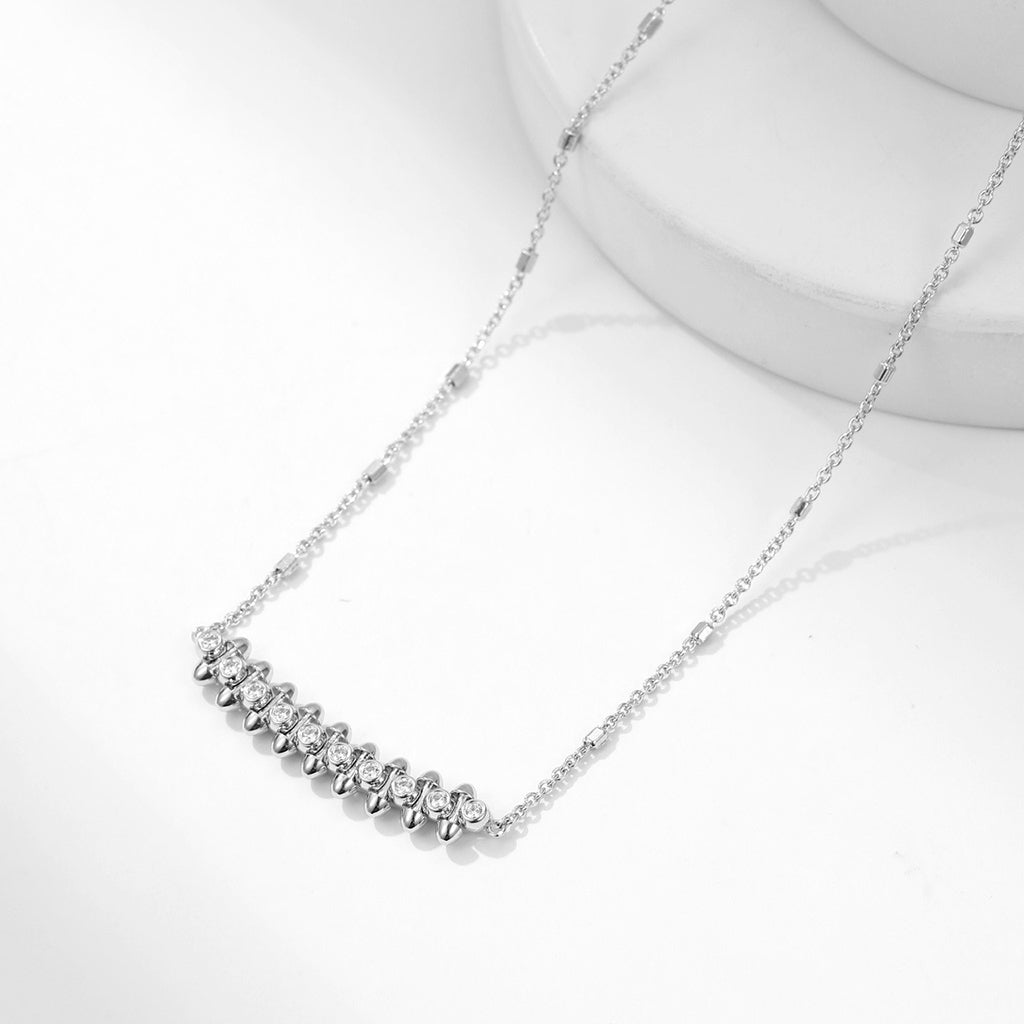[Rosla]CLASH  MEDIUM DIAMOND NECKLACE
