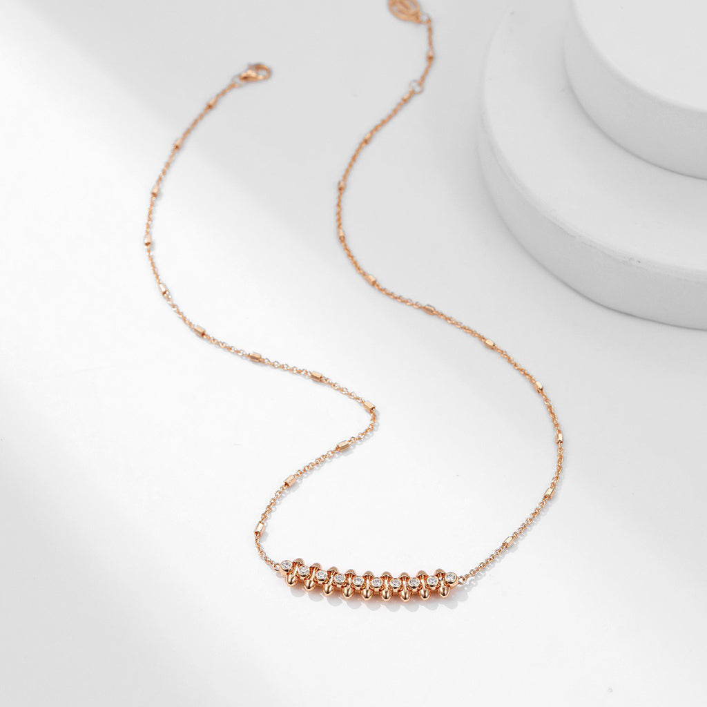 [Rosla]CLASH  MEDIUM DIAMOND NECKLACE