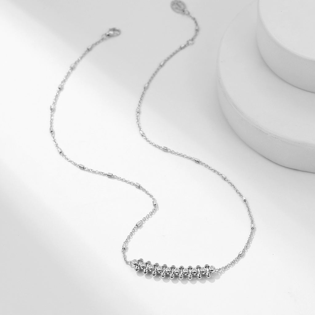 [Rosla]CLASH  MEDIUM DIAMOND NECKLACE