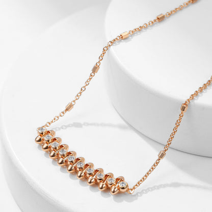 [Rosla]CLASH  MEDIUM DIAMOND NECKLACE