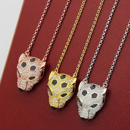 [Rosla]PANTHERE FULL DIAMOND NECKLACE