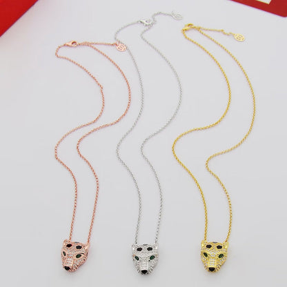 [Rosla]PANTHERE FULL DIAMOND NECKLACE