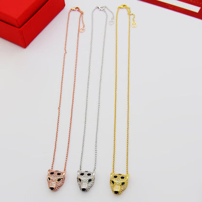[Rosla]PANTHERE FULL DIAMOND NECKLACE