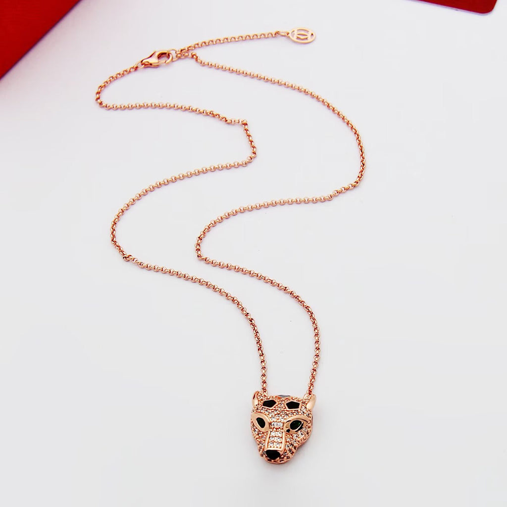 [Rosla]PANTHERE FULL DIAMOND NECKLACE