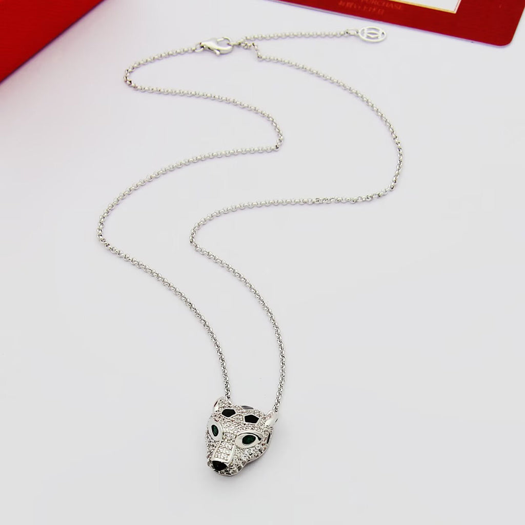 [Rosla]PANTHERE FULL DIAMOND NECKLACE