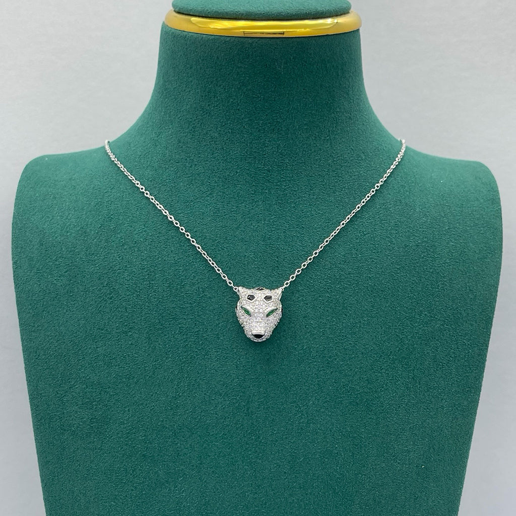 [Rosla]PANTHERE FULL DIAMOND NECKLACE