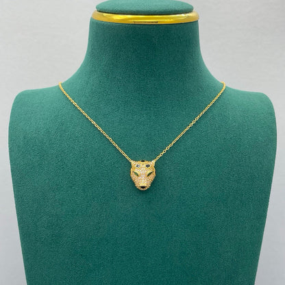 [Rosla]PANTHERE FULL DIAMOND NECKLACE