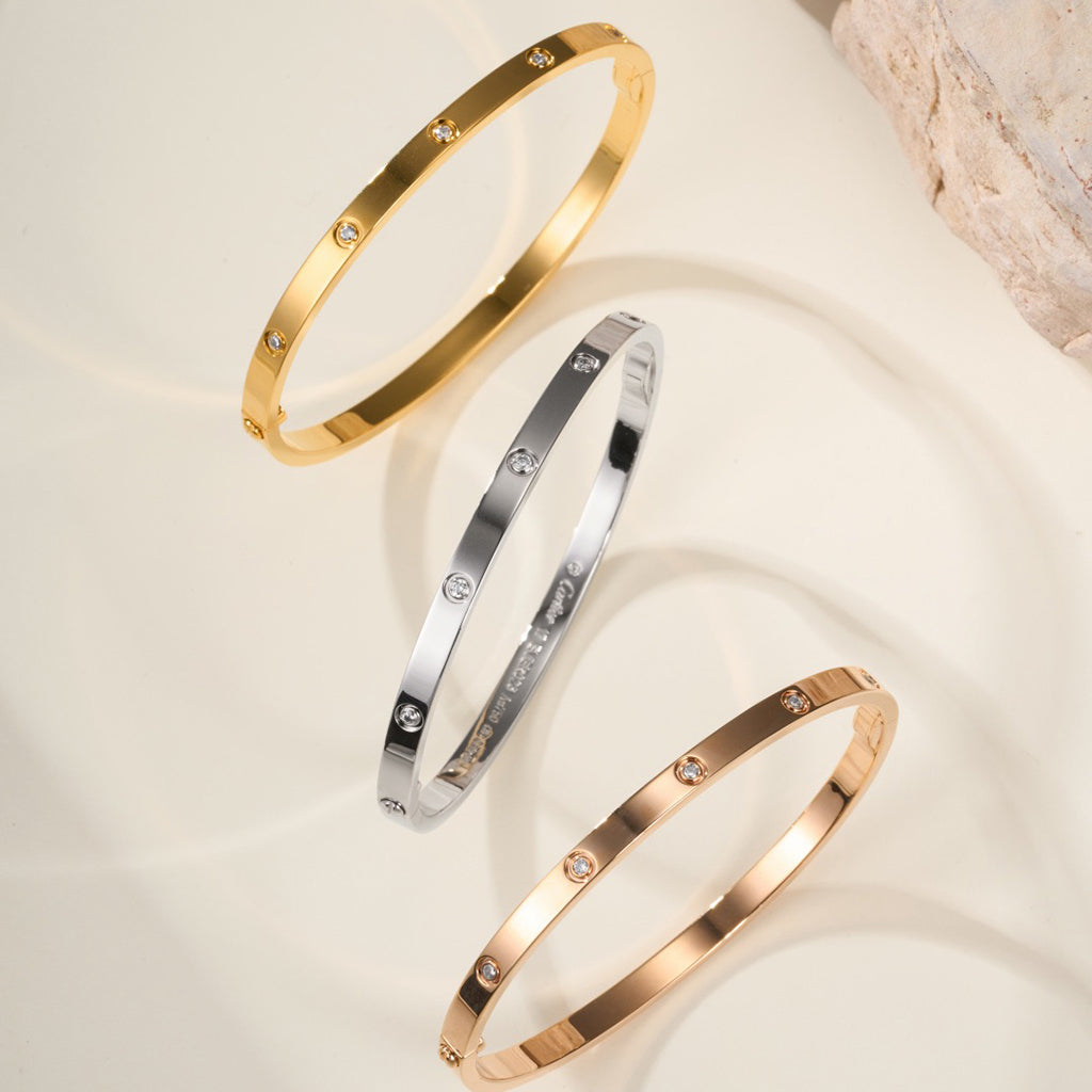 [Rosla]LOVE BRACELET 3.65MM 10 DIAMONDS