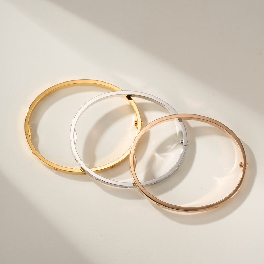 [Rosla]LOVE BRACELET 3.65MM 10 DIAMONDS