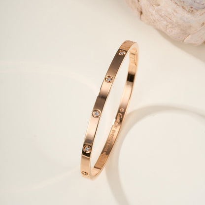 [Rosla]LOVE BRACELET 3.65MM 10 DIAMONDS