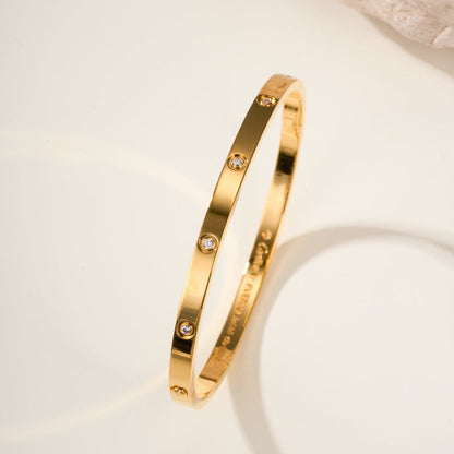 [Rosla]LOVE BRACELET 3.65MM 10 DIAMONDS