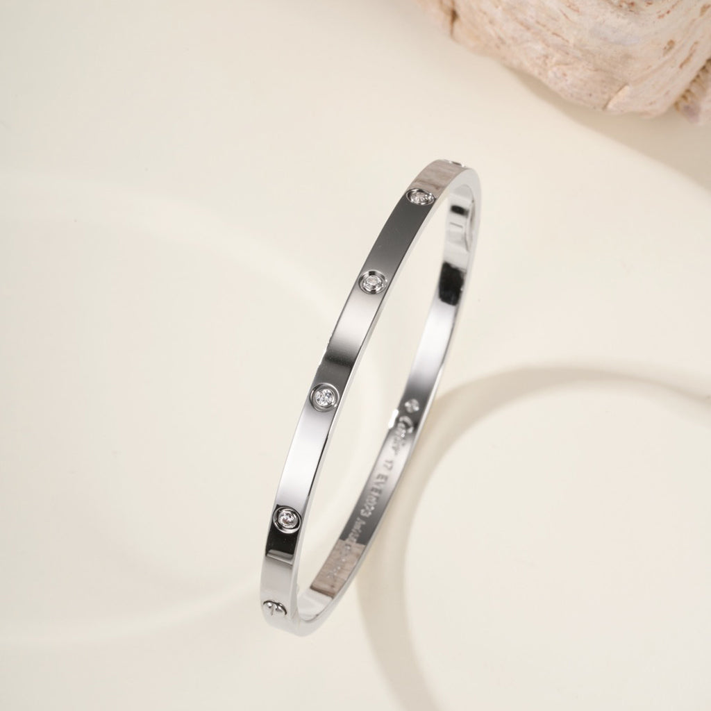 [Rosla]LOVE BRACELET 3.65MM 10 DIAMONDS