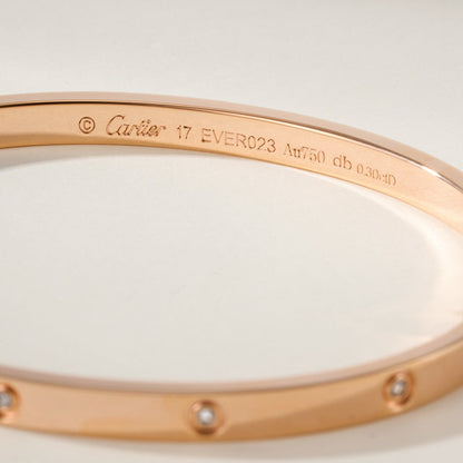 [Rosla]LOVE BRACELET 3.65MM 10 DIAMONDS