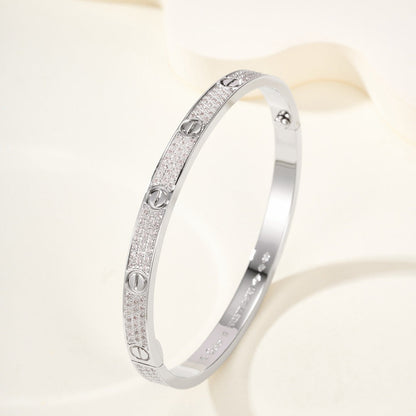 [Rosla]LOVE BRACELET 4.8MM DIAMOND-PAVED