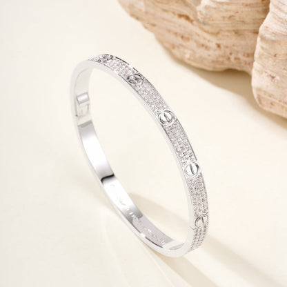 [Rosla]LOVE BRACELET 4.8MM DIAMOND-PAVED