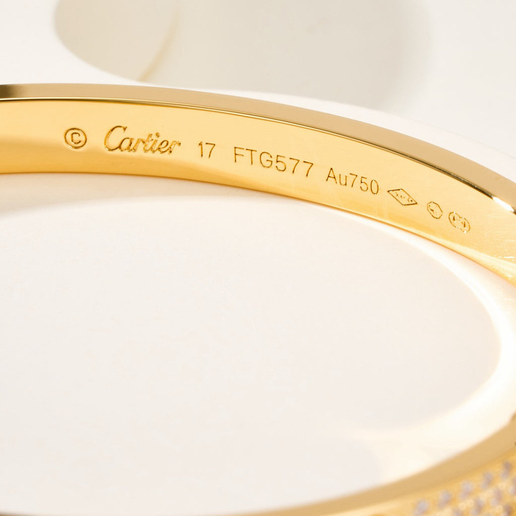 [Rosla]LOVE BRACELET 4.8MM DIAMOND-PAVED