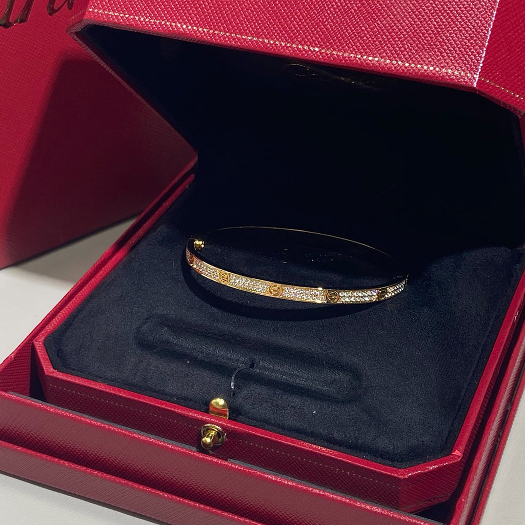 [Rosla]LOVE BRACELET 3.65MM DIAMOND-PAVED