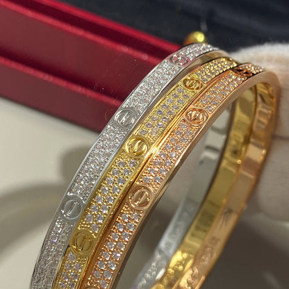 [Rosla]LOVE BRACELET 3.65MM DIAMOND-PAVED