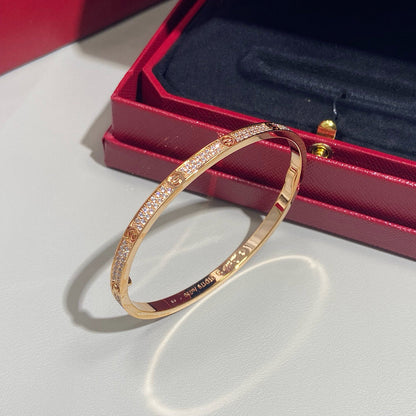 [Rosla]LOVE BRACELET 3.65MM DIAMOND-PAVED