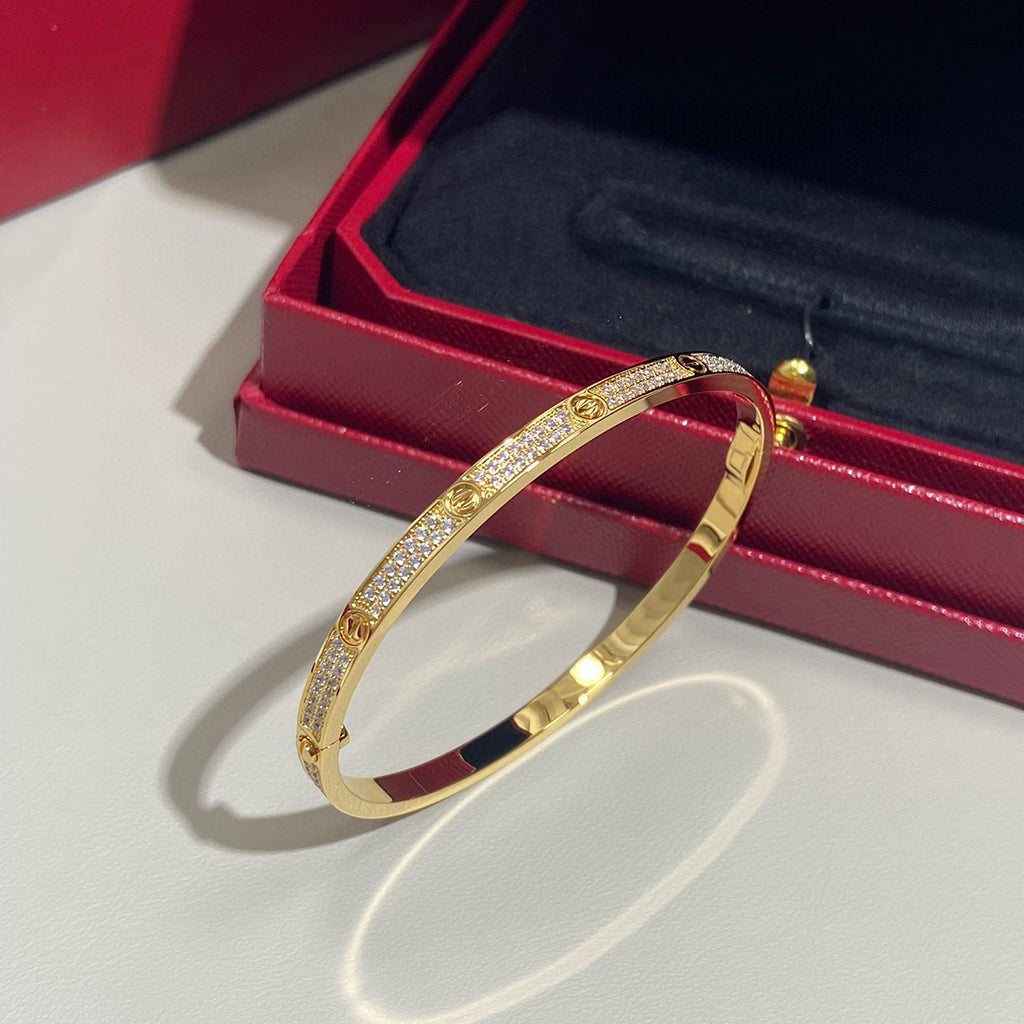 [Rosla]LOVE BRACELET 3.65MM DIAMOND-PAVED